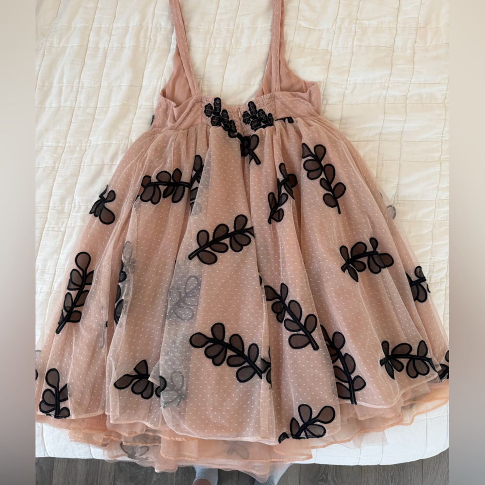 Anthropologie Blush Pink Layered Dress - Picture 5 of 5